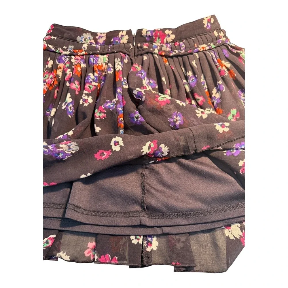 American‎ Eagle Outfitters Floral Mini Skirt Multicolor Size 0